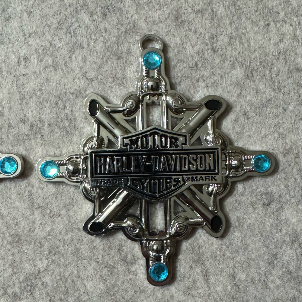 Harley Davidson Christmas ornament two available